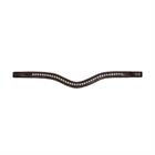 Frontal courbé Swarovski Blanc D Collect  Dy'on Marron